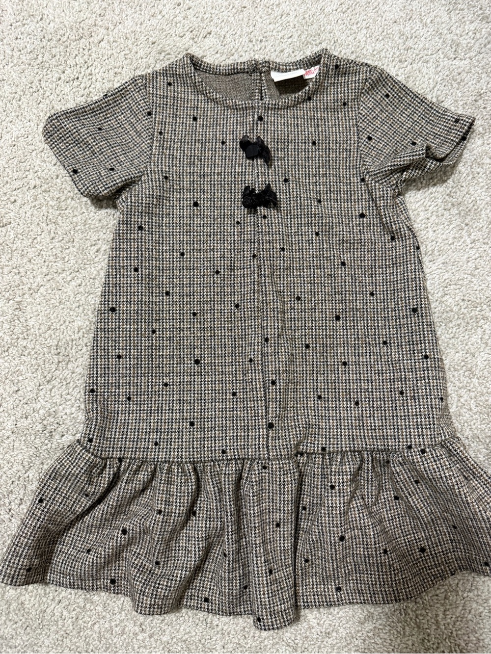 Zara Kids Checkered Dress